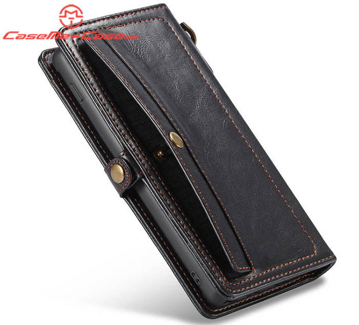 CaseMe Samsung Galaxy S10 Plus Wallet Magnetic Detachable 2 in 1 Case With Wrist Strap