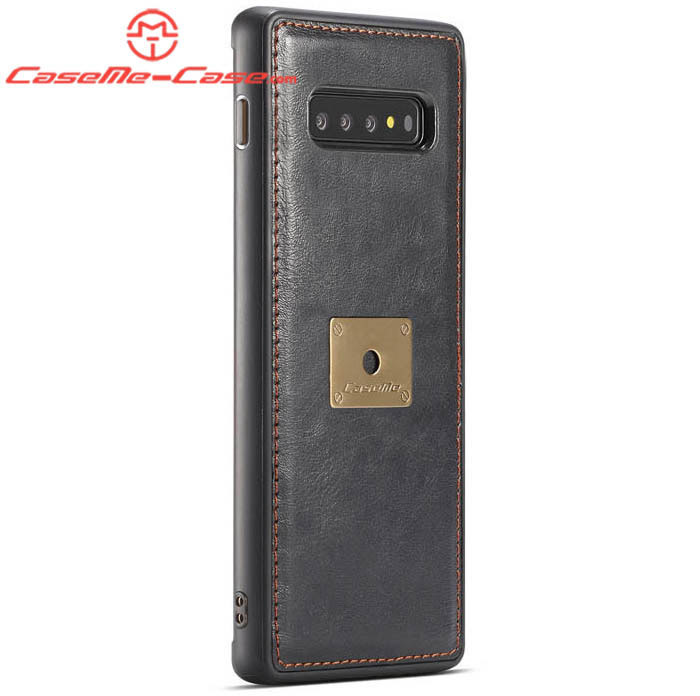 CaseMe Samsung Galaxy S10 Wallet Magnetic Detachable 2 in 1 Case With Wrist Strap