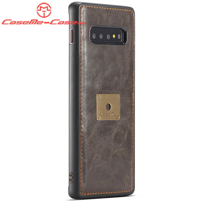 CaseMe Samsung Galaxy S10 Plus Wallet Magnetic Detachable 2 in 1 Case With Wrist Strap