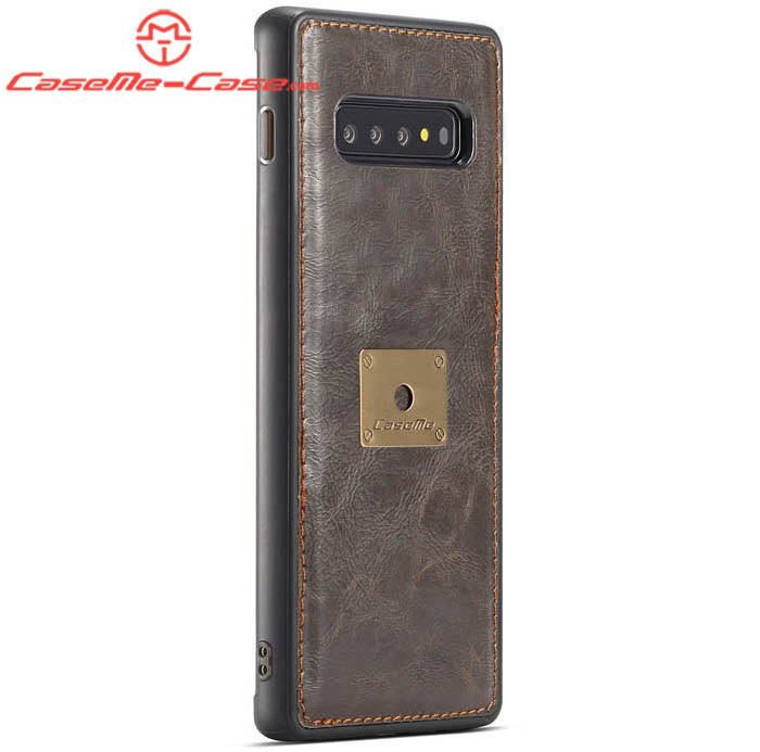 CaseMe Samsung Galaxy S10 Wallet Magnetic Detachable 2 in 1 Case With Wrist Strap