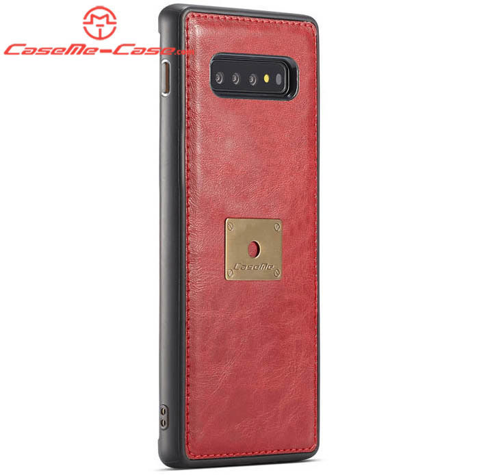 CaseMe Samsung Galaxy S10 Plus Wallet Magnetic Detachable 2 in 1 Case With Wrist Strap