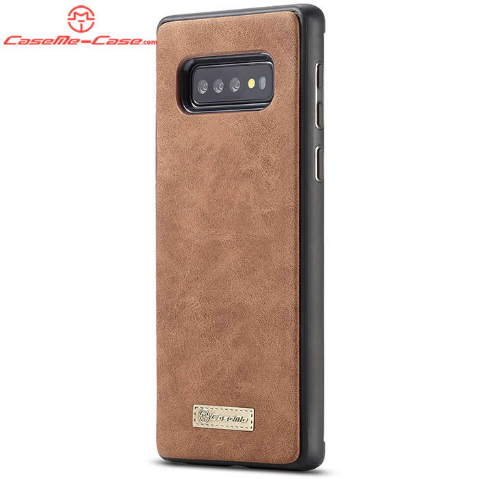 CaseMe Samsung Galaxy S10 Zipper Wallet Magnetic Detachable 2 in 1 Folio Flip Case