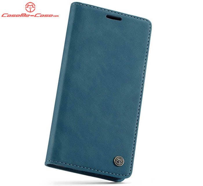 CaseMe Samsung Galaxy S10 Retro Wallet Kickstand Magnetic Flip Leather Case