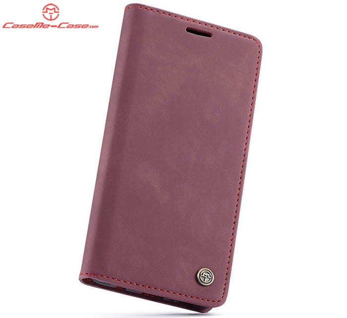 CaseMe Samsung Galaxy S10 5G Retro Wallet Kickstand Magnetic Flip Leather Case