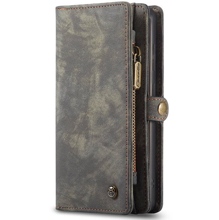 CaseMe Samsung Galaxy S20 FE Zipper Wallet Magnetic Detachable 2 in 1 Case