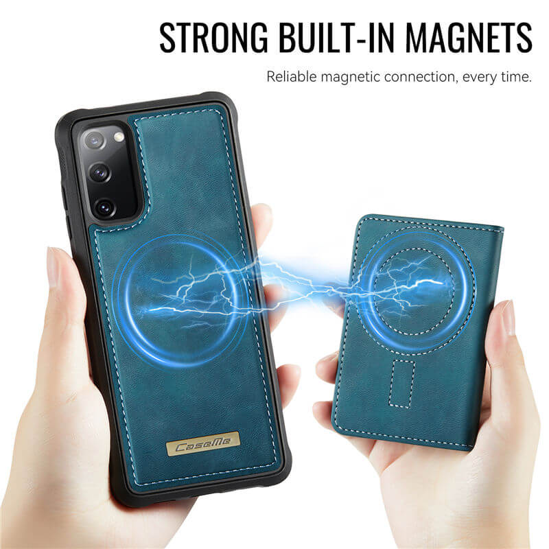 CaseMe Samsung Galaxy S20 FE 2-in-1 Magnetic Wallet Case