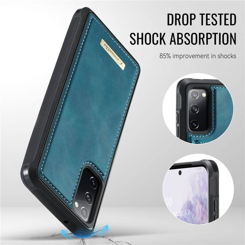 CaseMe Samsung Galaxy S20 FE 2-in-1 Magnetic Wallet Case