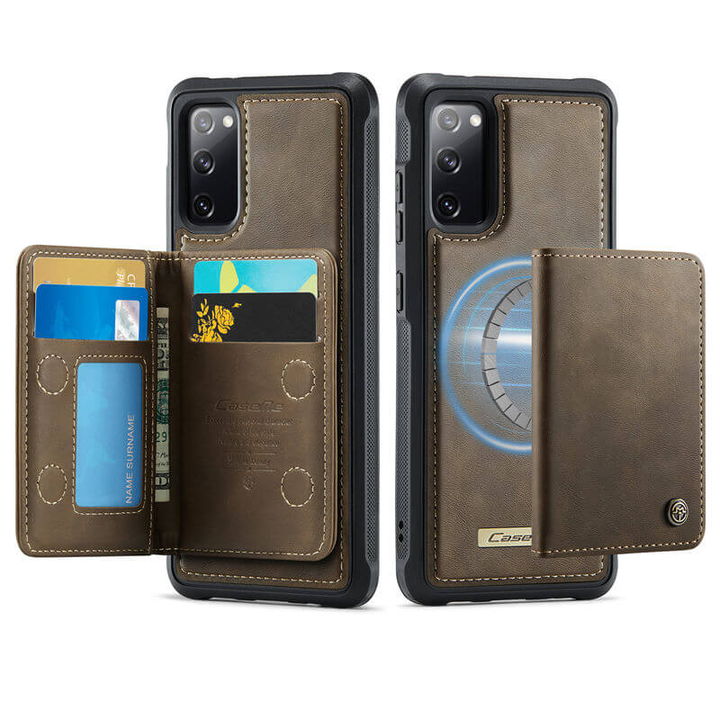 CaseMe Samsung Galaxy S20 FE 2-in-1 Magnetic Wallet Case