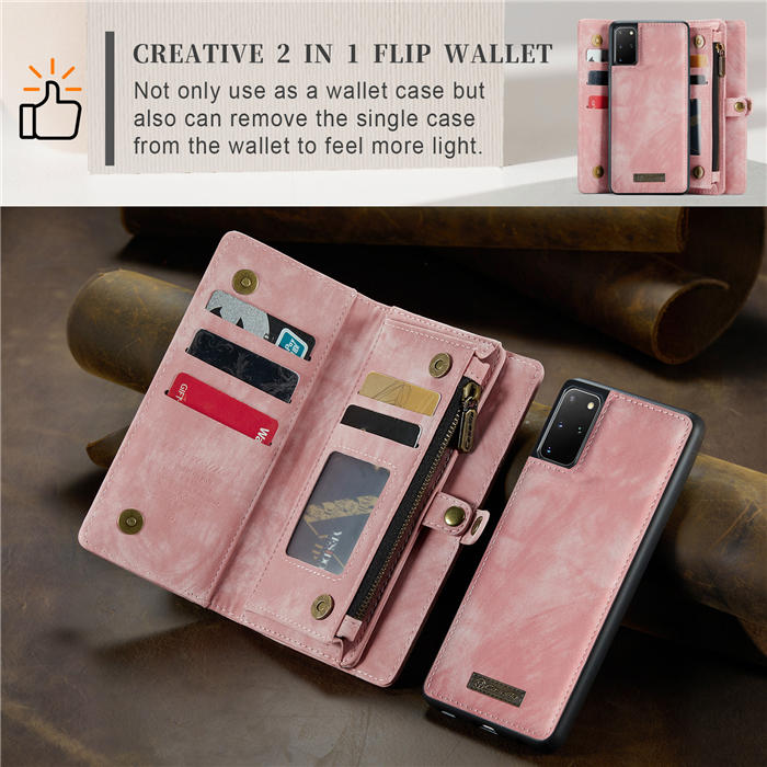 CaseMe Samsung Galaxy S20 Plus Wallet Case with Wrist Strap