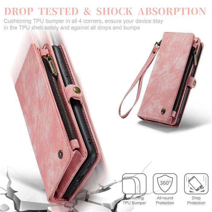 CaseMe Samsung Galaxy S20 Plus Wallet Case with Wrist Strap