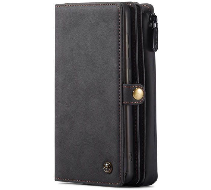 CaseMe Samsung Galaxy S20 Plus Luxury Multi-Functional Zipper Wallet Magnetic Detachable 2 in 1 Folio Case