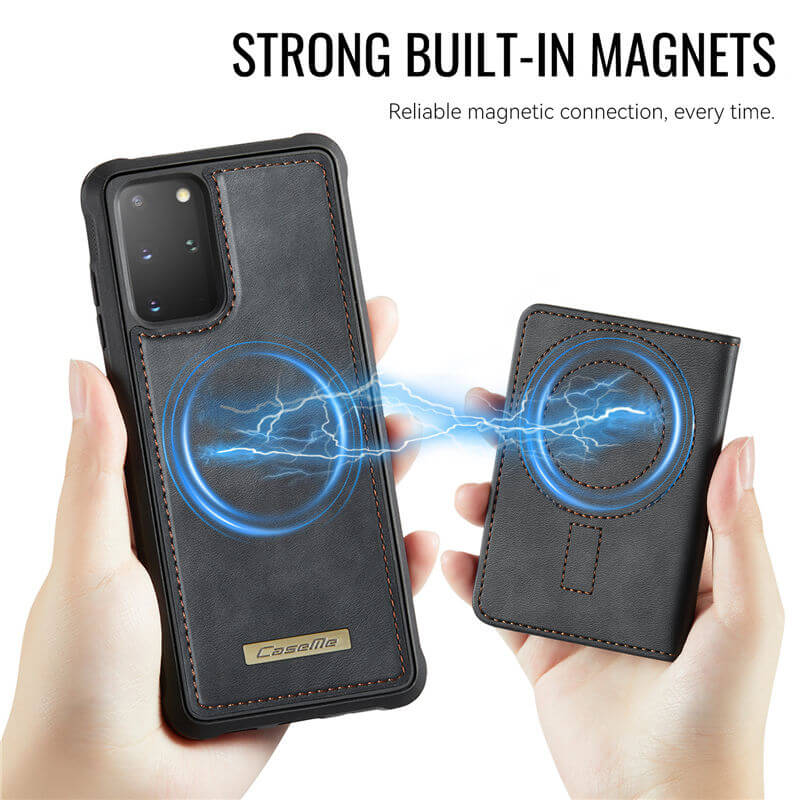 CaseMe Samsung Galaxy S20 Plus 2-in-1 Magnetic Wallet Case