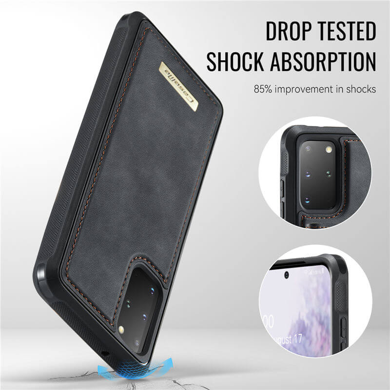 CaseMe Samsung Galaxy S20 Plus 2-in-1 Magnetic Wallet Case