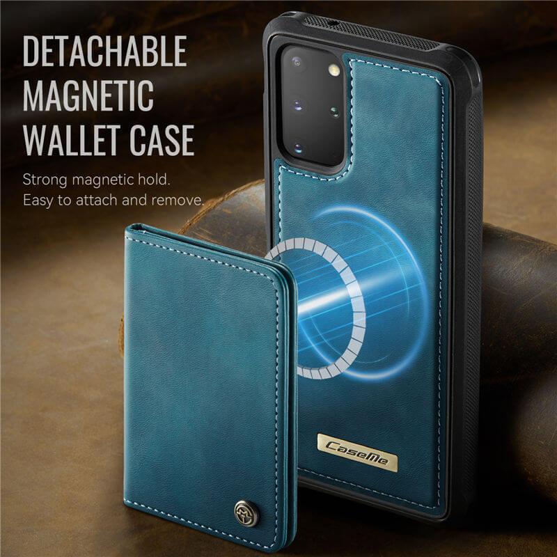 CaseMe Samsung Galaxy S20 Plus 2-in-1 Magnetic Wallet Case