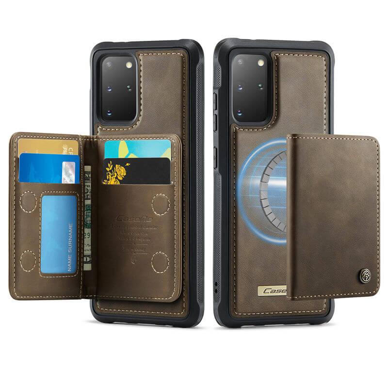 CaseMe Samsung Galaxy S20 Plus 2-in-1 Magnetic Wallet Case
