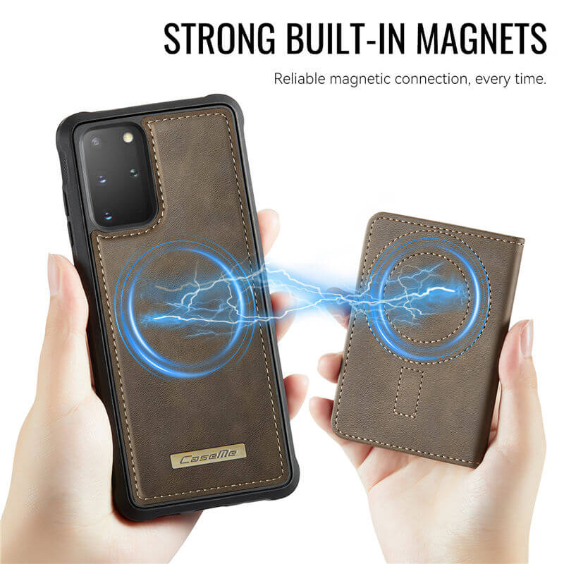 CaseMe Samsung Galaxy S20 Plus 2-in-1 Magnetic Wallet Case