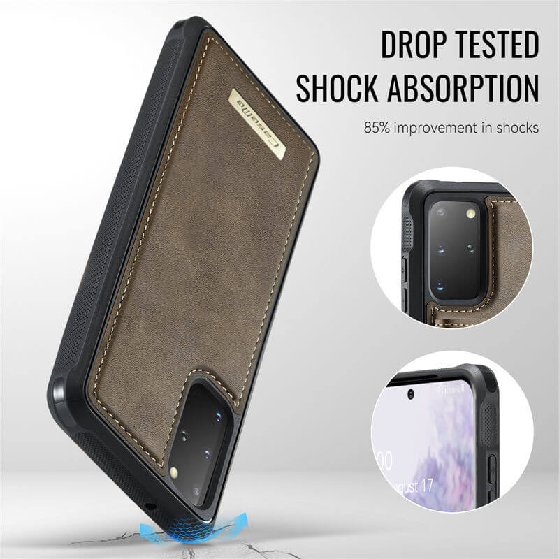 CaseMe Samsung Galaxy S20 Plus 2-in-1 Magnetic Wallet Case