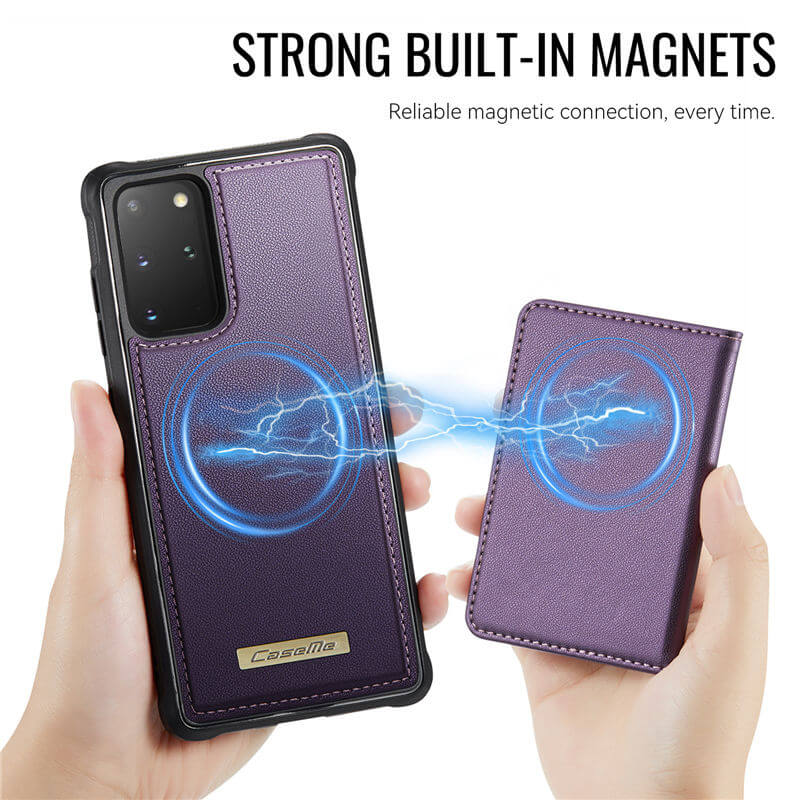 CaseMe Samsung Galaxy S20 Plus 2-in-1 Magnetic Wallet Case