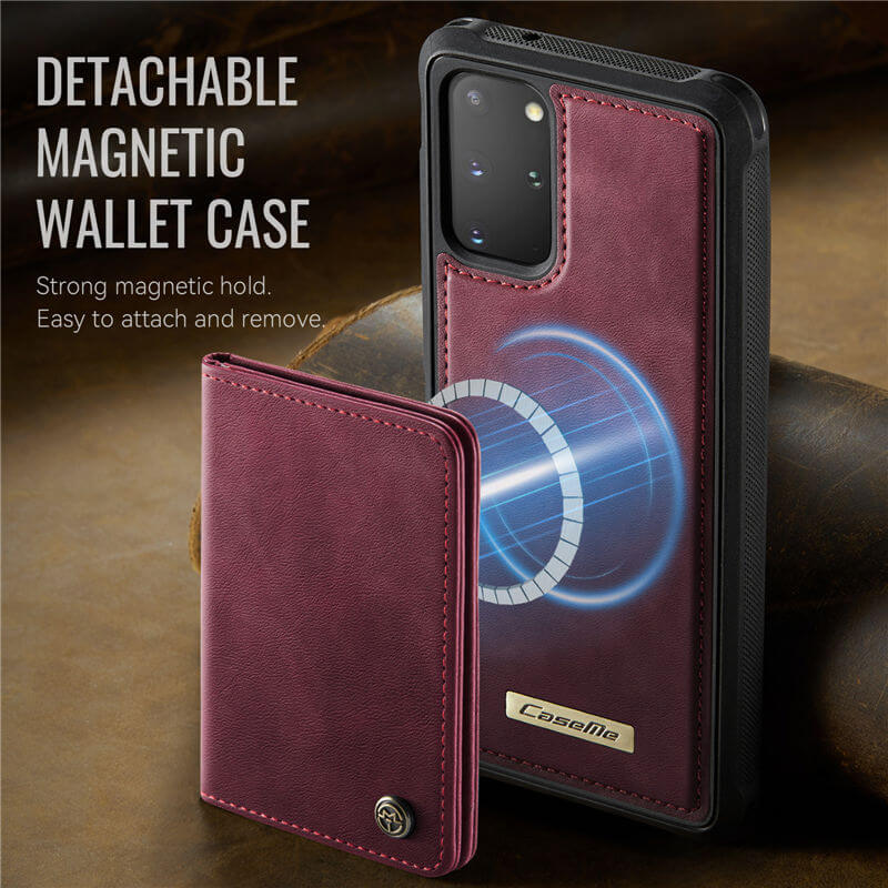 CaseMe Samsung Galaxy S20 Plus 2-in-1 Magnetic Wallet Case