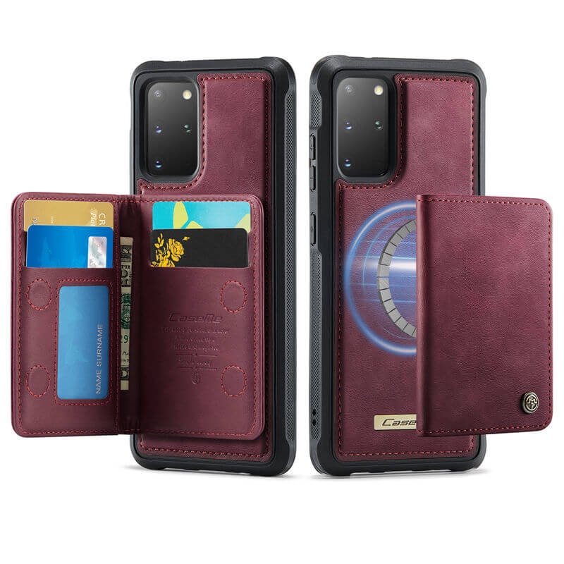 CaseMe Samsung Galaxy S20 Plus 2-in-1 Magnetic Wallet Case