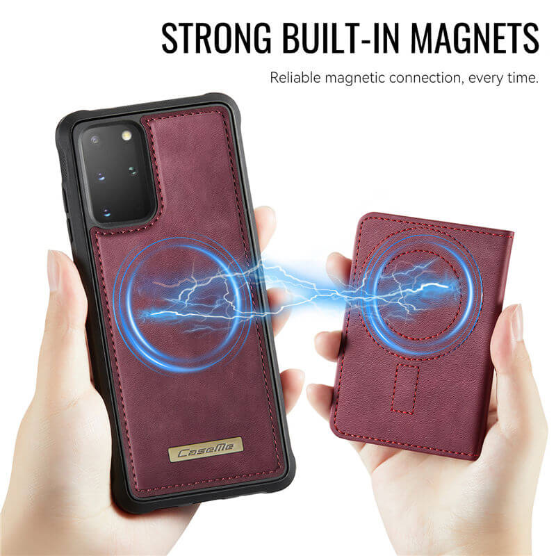 CaseMe Samsung Galaxy S20 Plus 2-in-1 Magnetic Wallet Case