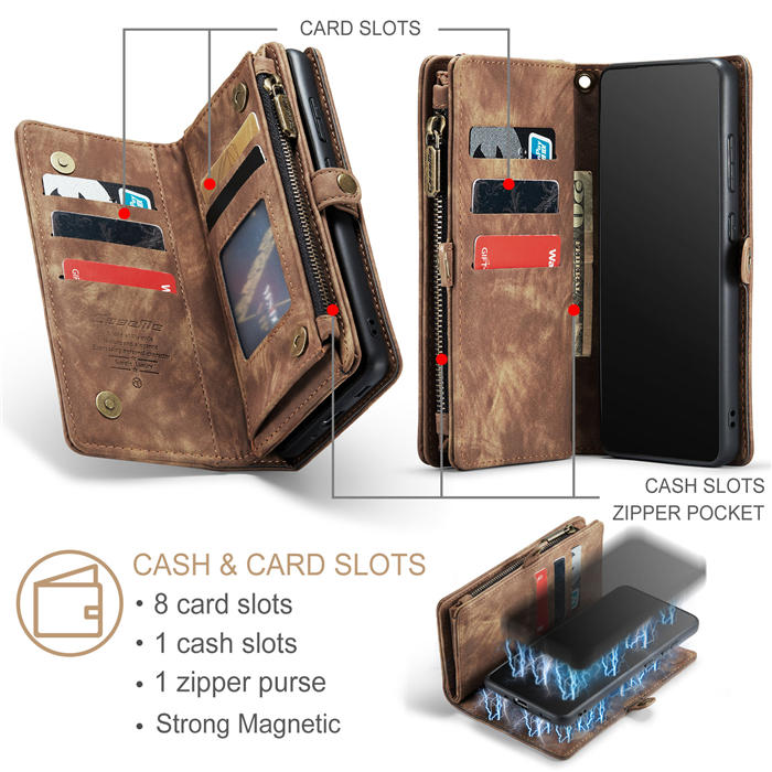 CaseMe Samsung Galaxy S20 Ultra Wallet Case with Wrist Strap