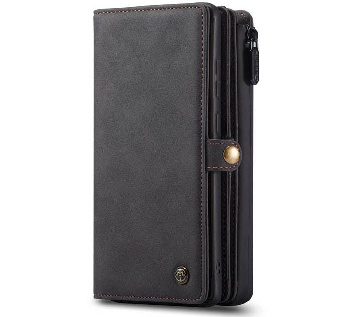 CaseMe Samsung Galaxy S20 Ultra Luxury Multi-Functional Zipper Wallet Magnetic Detachable 2 in 1 Folio Case