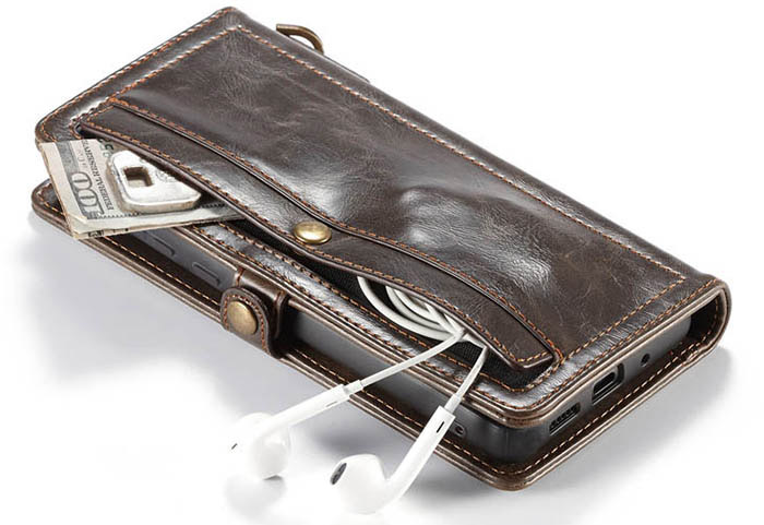 CaseMe Samsung Galaxy S20 Ultra Wallet Magnetic Detachable 2 in 1 Case With Wrist Strap