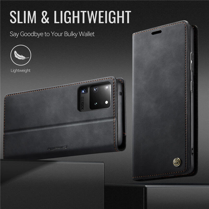 CaseMe Samsung Galaxy S20 Ultra Magnetic Wallet Case with RFID Blocking