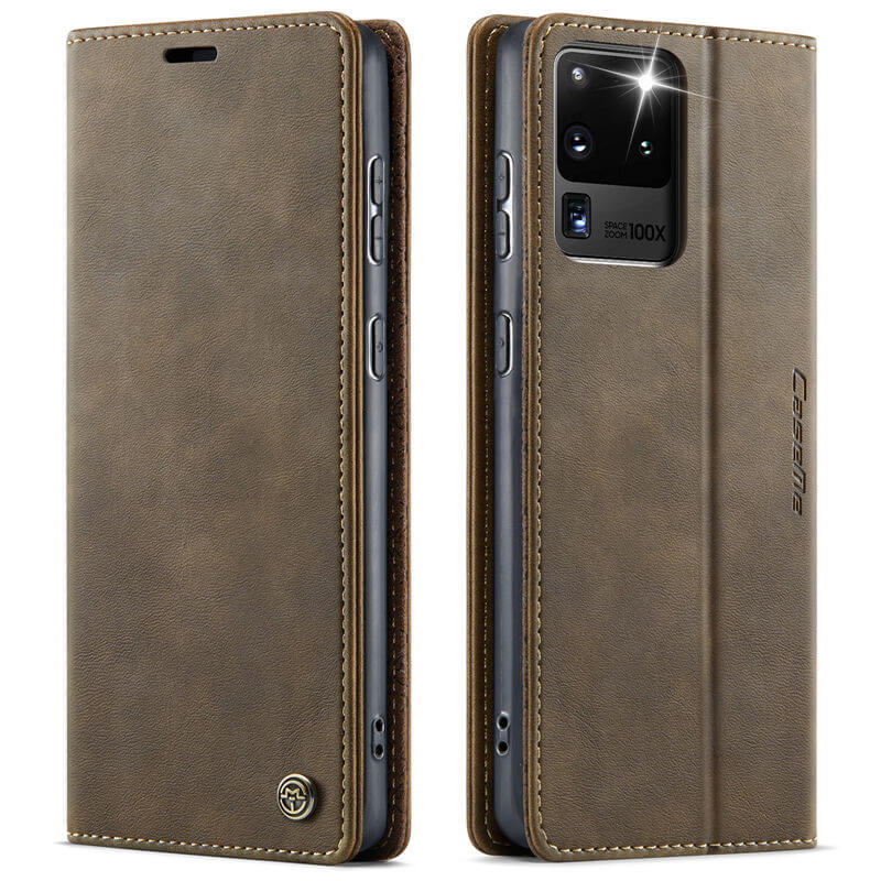 CaseMe Samsung Galaxy S20 Ultra Magnetic Wallet Case with RFID Blocking