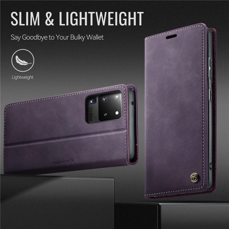 CaseMe Samsung Galaxy S20 Ultra Magnetic Wallet Case with RFID Blocking