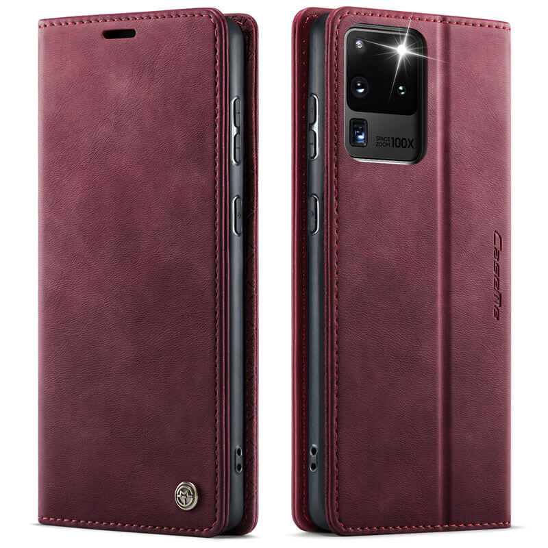 CaseMe Samsung Galaxy S20 Ultra Magnetic Wallet Case with RFID Blocking