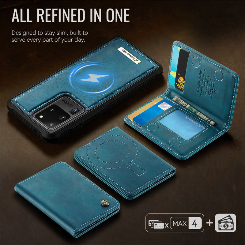 CaseMe Samsung Galaxy S20 Ultra 2-in-1 Magnetic Wallet Case