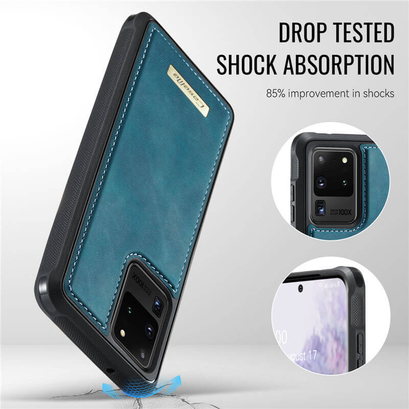 CaseMe Samsung Galaxy S20 Ultra 2-in-1 Magnetic Wallet Case