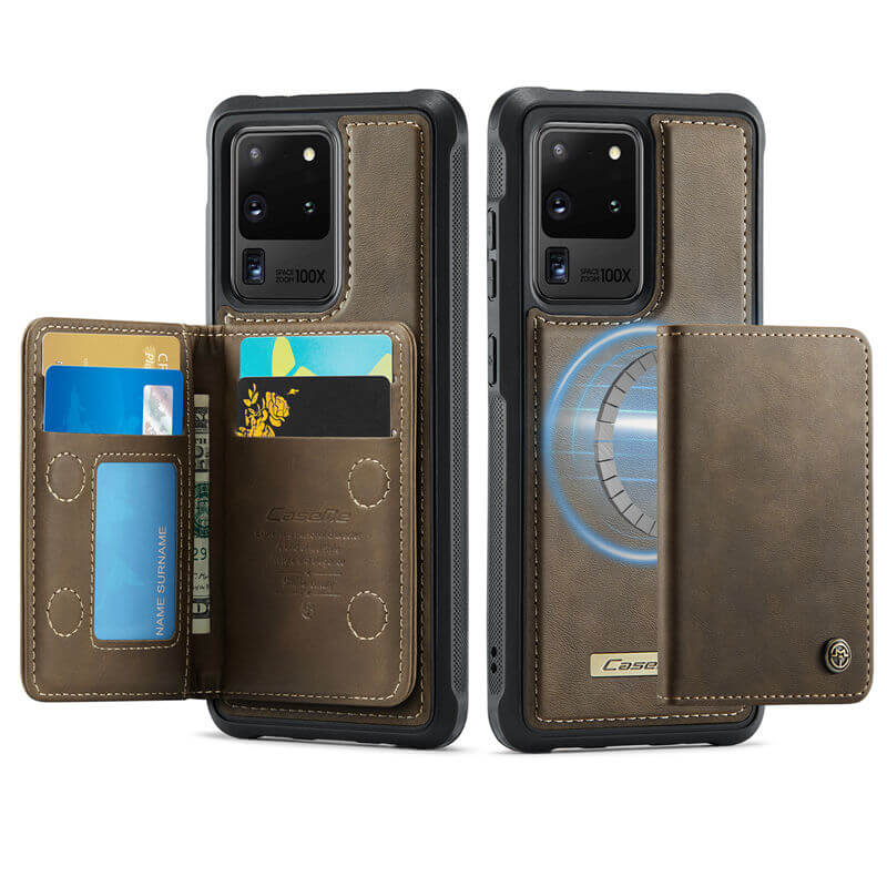 CaseMe Samsung Galaxy S20 Ultra 2-in-1 Magnetic Wallet Case