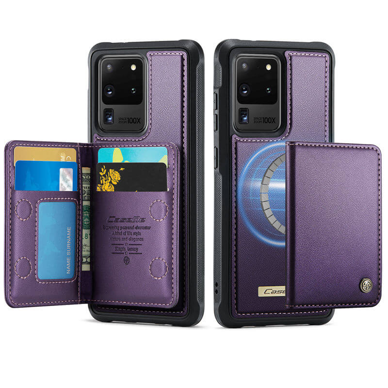 CaseMe Samsung Galaxy S20 Ultra 2-in-1 Magnetic Wallet Case
