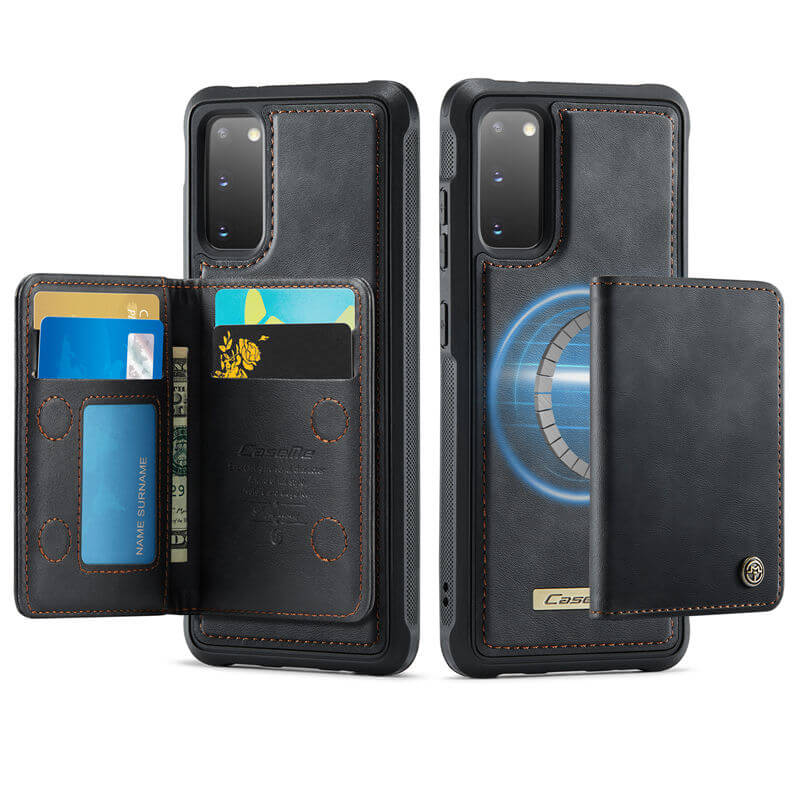 CaseMe Samsung Galaxy S20 2-in-1 Magnetic Wallet Case