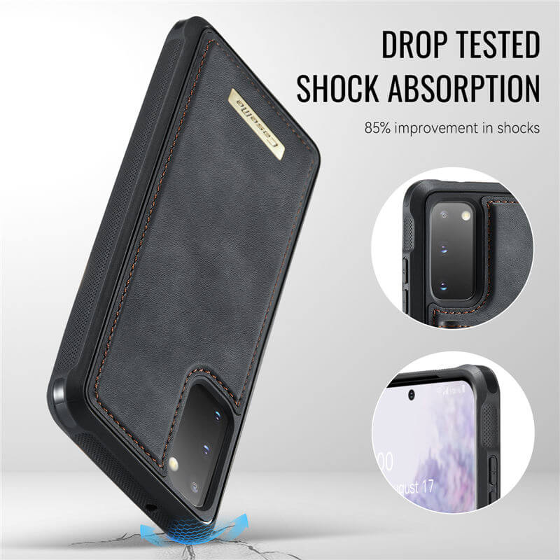 CaseMe Samsung Galaxy S20 2-in-1 Magnetic Wallet Case