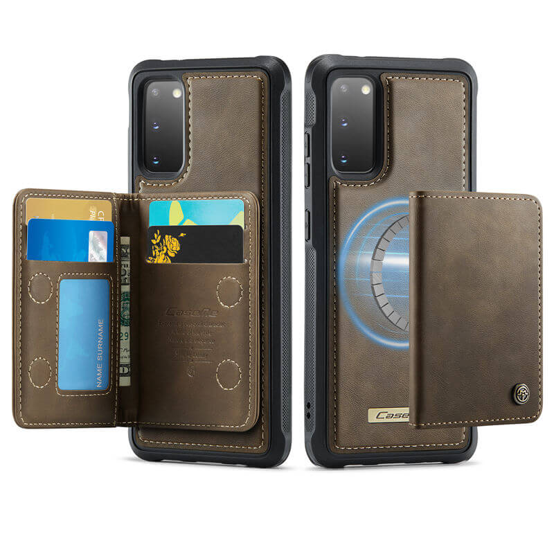 CaseMe Samsung Galaxy S20 2-in-1 Magnetic Wallet Case