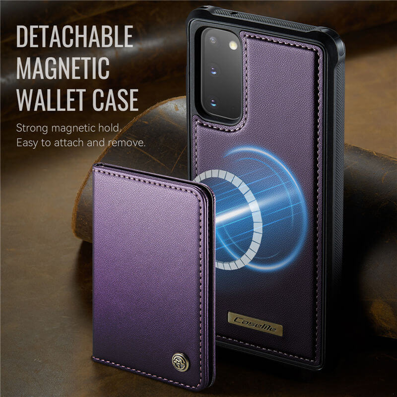 CaseMe Samsung Galaxy S20 2-in-1 Magnetic Wallet Case