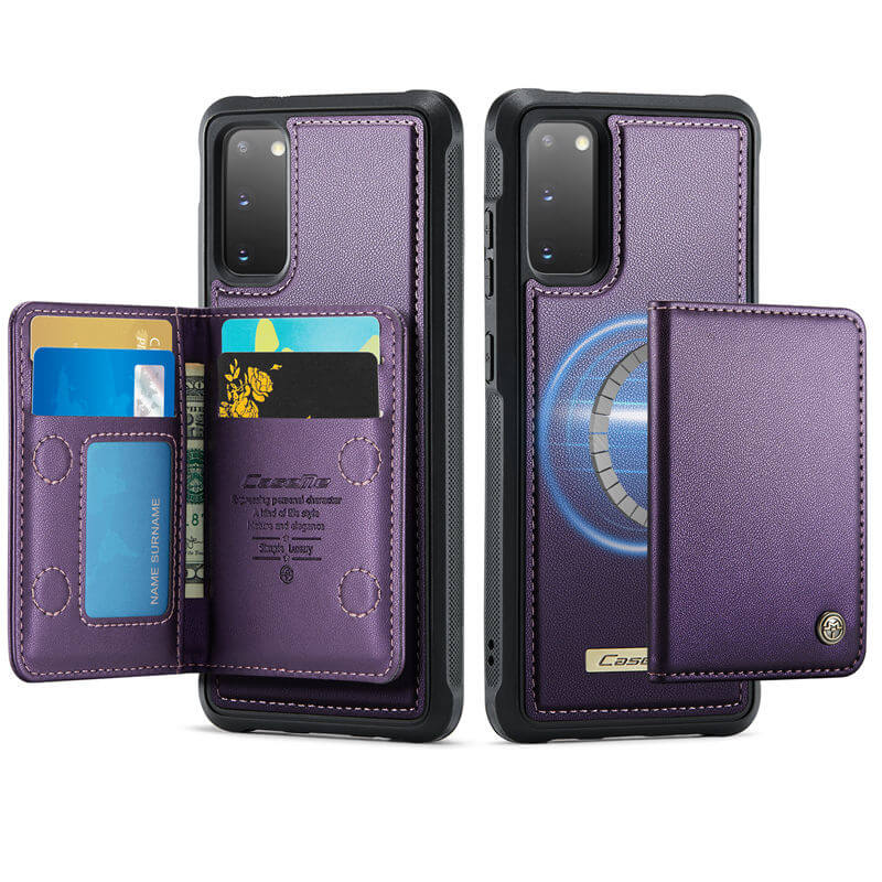 CaseMe Samsung Galaxy S20 2-in-1 Magnetic Wallet Case