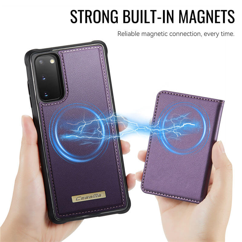 CaseMe Samsung Galaxy S20 2-in-1 Magnetic Wallet Case