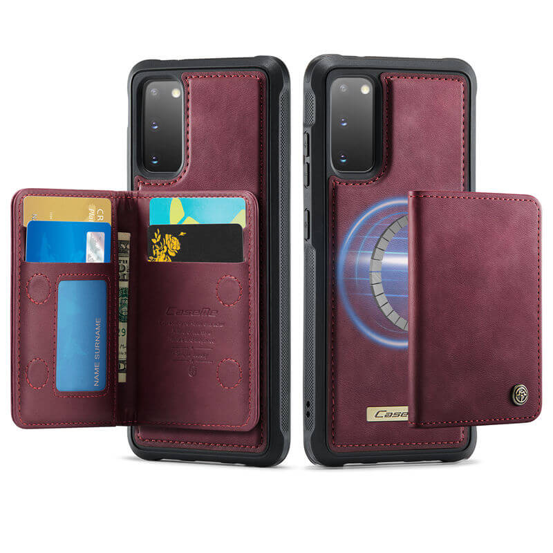 CaseMe Samsung Galaxy S20 2-in-1 Magnetic Wallet Case