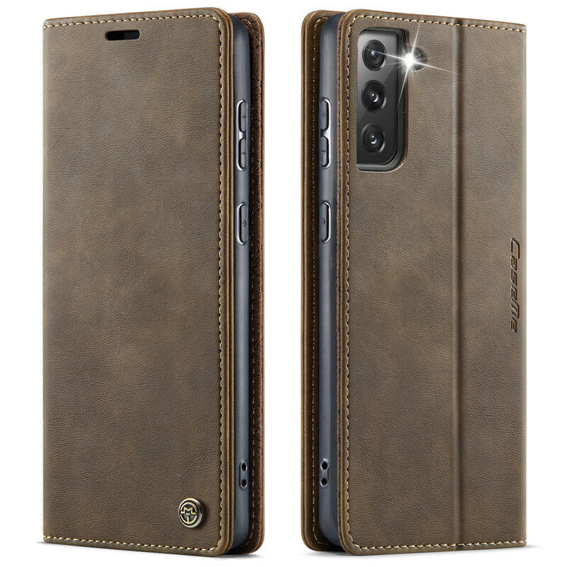 CaseMe Samsung Galaxy S21 Magnetic Wallet Case with RFID Blocking