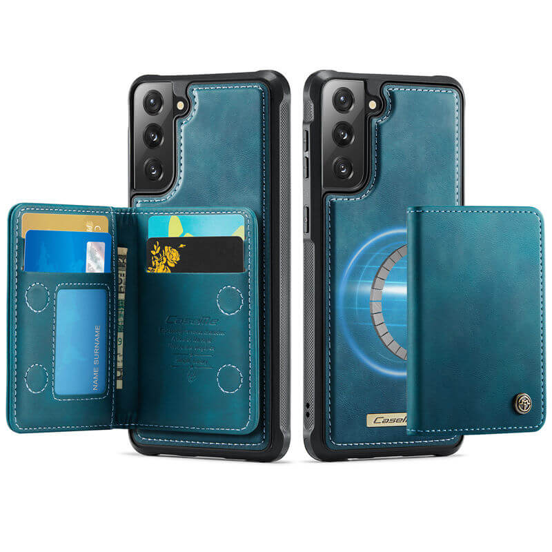 CaseMe Samsung Galaxy S21 Plus 2-in-1 Magnetic Wallet Case