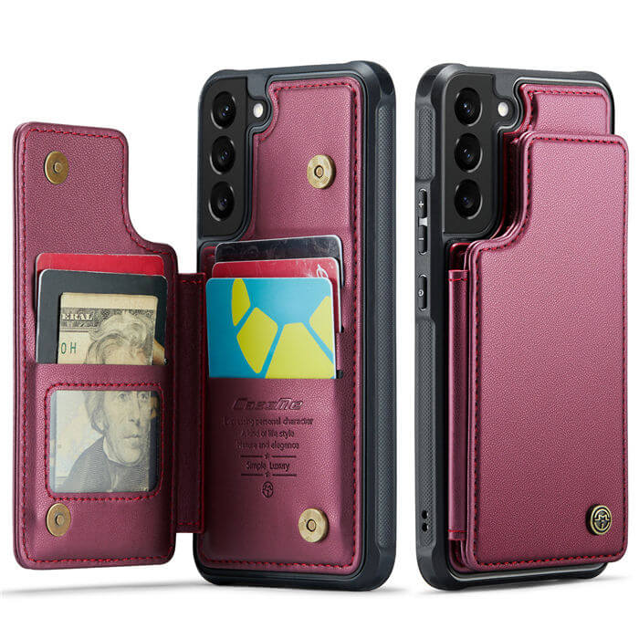 CaseMe Samsung Galaxy S22 Plus RFID Blocking Card Holder Case