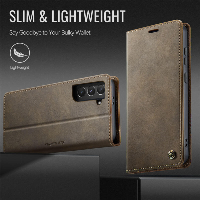 CaseMe Samsung Galaxy S22 Magnetic Wallet Case with RFID Blocking