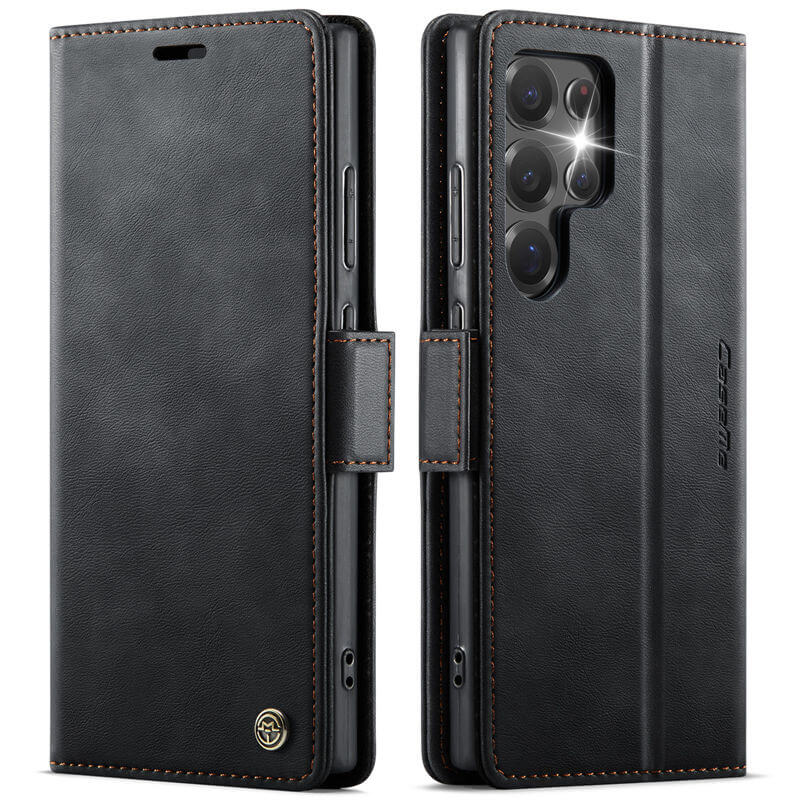 CaseMe Samsung Galaxy S22 Ultra Magnetic Wallet Case with RFID Blocking