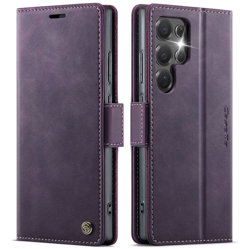 CaseMe Samsung Galaxy S22 Ultra Magnetic Wallet Case with RFID Blocking