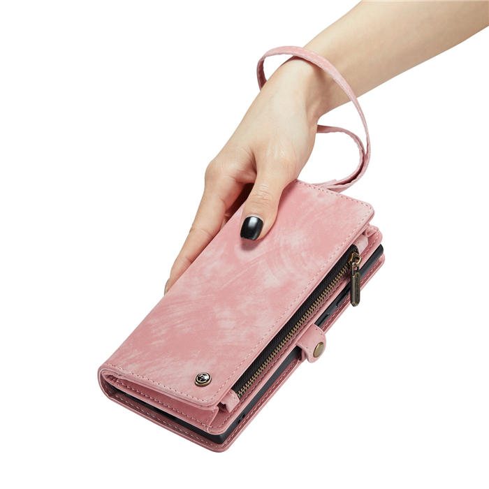 CaseMe Zipper Wallet Magnetic Case with Wrist Strap